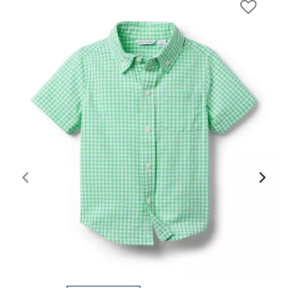 Janie and Jack spring Green Button Down Shirt
NEW WITHOUT TAGS